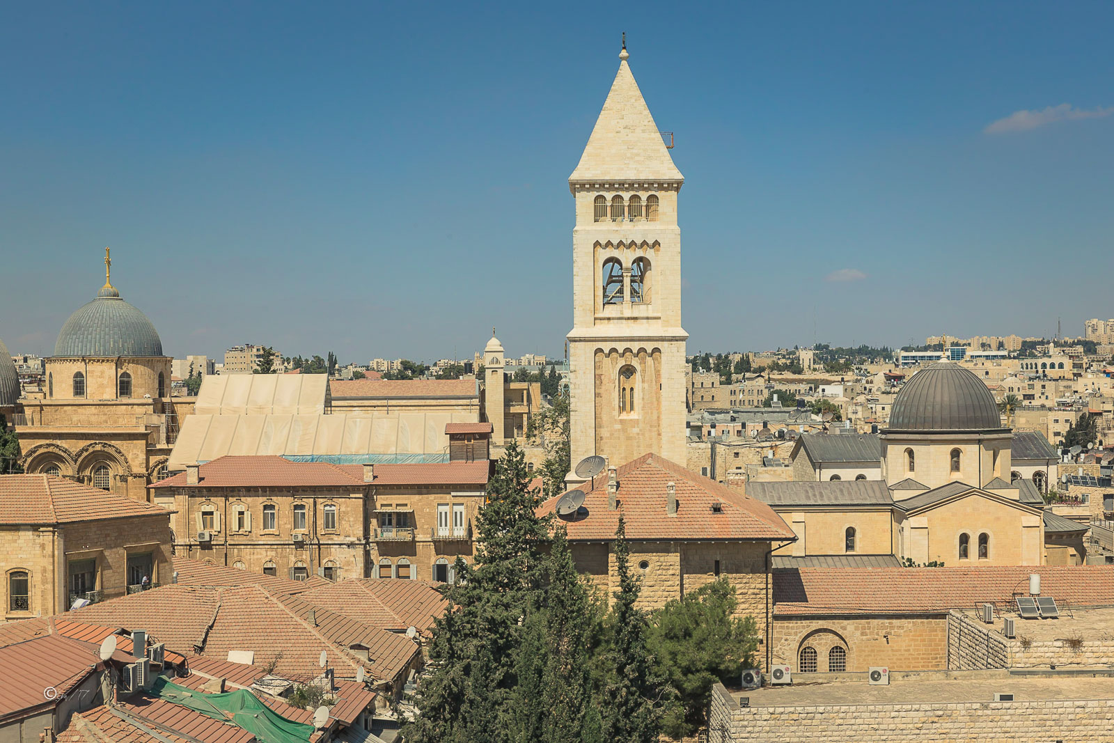 Evangelische Erlöserkirche in der Altstadt von Jerusalem